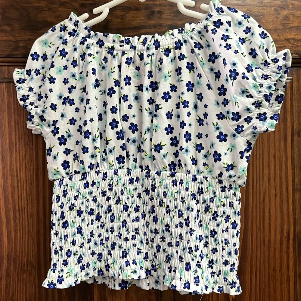 Justice girls floral top